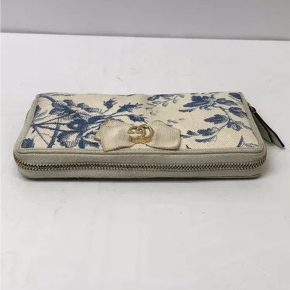 Gucci GG Marmont Long Wallet Wallet Floral Canvas Limited Edition - Picture 6 of 11